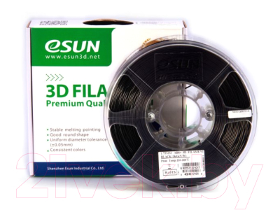 Пластик для 3D-печати eSUN ABS + / т0026660 (1.75мм, 1кг, черный)