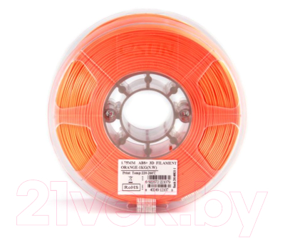 Пластик для 3D-печати eSUN ABS + / т0026843 (1.75мм, 1кг, оранжевый)
