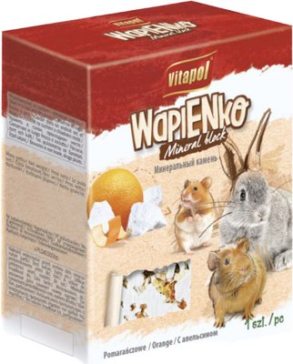 

Минеральный камень для грызунов, Wapienko с апельсином / ZVP-1057