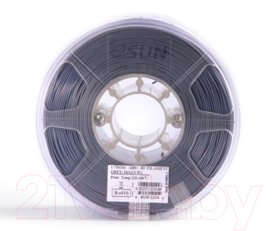 Пластик для 3D-печати eSUN ABS + / т0029667 (1.75мм, 1кг, серый)