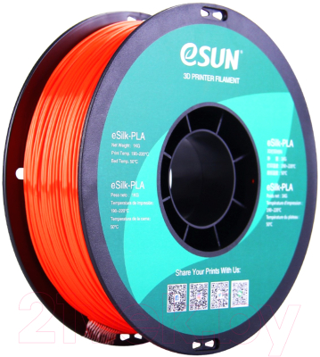 Пластик для 3D-печати eSUN eSilk-PLA / т0030636 (1.75мм, 1кг, яхонтовый)