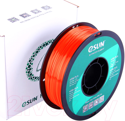 Пластик для 3D-печати eSUN eSilk-PLA / т0030636 (1.75мм, 1кг, яхонтовый)