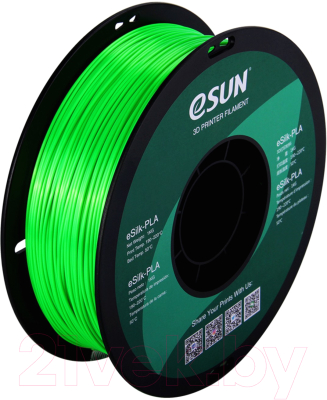 Пластик для 3D-печати eSUN eSilk-PLA / т0030641 (1.75мм, 1кг, зеленый)