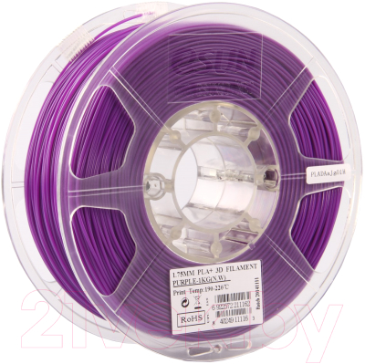 Пластик для 3D-печати eSUN PLA + / т0026304 (1.75мм, 1кг, пурпурный)