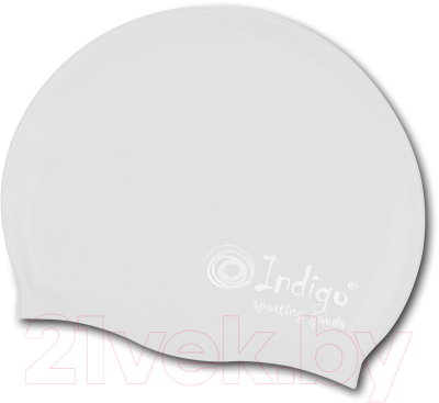 Шапочка для плавания Indigo 109 SC (белый)