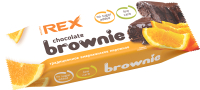 Протеиновое пирожное ProteinRex Брауни апельсиновое (50г) - 