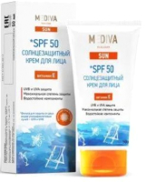 Крем для лица Mediva Sun SPF50 Солнцезащитный / 112419 (50мл) - 
