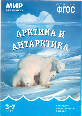 Наглядное пособие Мозаика-Синтез Мир в картинках. Арктика и Антарктика / МС10611