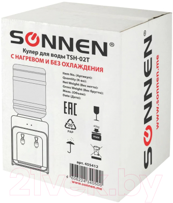 Кулер Sonnen TSH-02T (белый, без охлаждения)