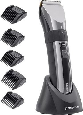Машинка для стрижки волос Polaris PHC 3017RC Argan Therapy Pro (черный/хром) - 
