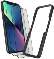 Набор защитных стекол для телефона VLP 2.5D Easy App для iPhone 13 Pro Max / vlp-25D2GLF21-67BK (2шт) - 
