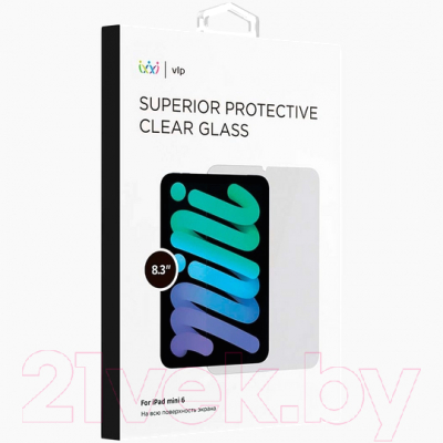 Защитное стекло для планшета VLP Для iPad mini 6 Олеофобное / vlp-GL-iPadmini6