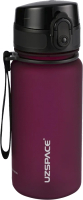 Бутылка для воды UZSpace Colorful Frosted Purplish / 3034 (350мл, пурпурный красный) - 