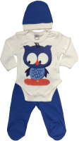 Комплект одежды для малышей Cicix 2083/6 (р.62, синий) - 