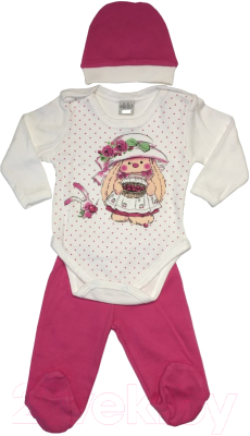 Комплект одежды для малышей Cicix 2083/7 (р.62, малиновый)