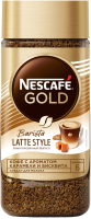 Кофе растворимый Nescafe Gold Barista Latte Style (85г) - 