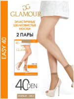 Носки Glamour Easy 40 (2 пары, miele) - 