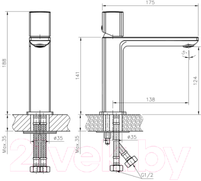 Смеситель Haiba HB10577