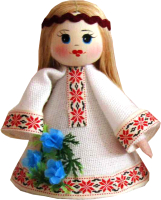 

Кукла сувенирная Крынiца Палесся, Купавушка 22с85 056-22