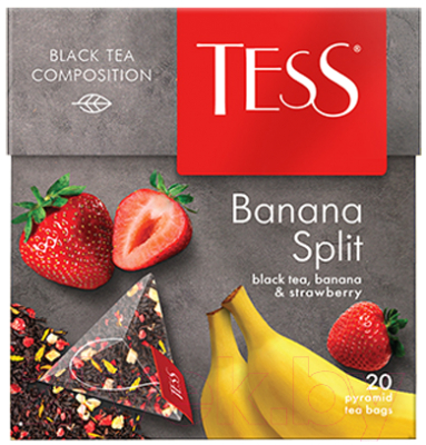 Изображение товара Чай пакетированный Tess Banana Split черный (20пак)