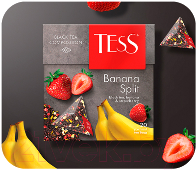 Изображение товара Чай пакетированный Tess Banana Split черный (20пак)