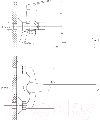 Смеситель Haiba HB2216