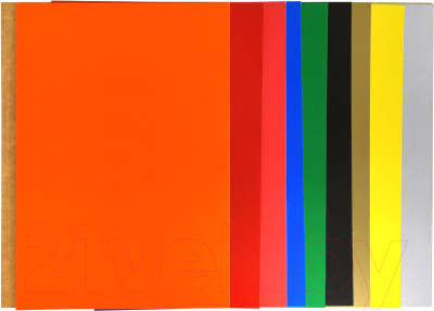 Изображение товара Набор цветного картона Каляка-Маляка КЦМКМС10 (10цв)