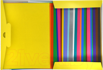 Изображение товара Набор цветной бумаги и картона Каляка-Маляка НКБКМ16/16 (16цв)