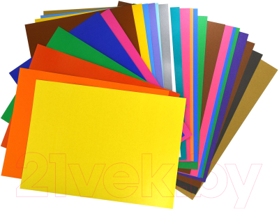 Изображение товара Набор цветной бумаги и картона Каляка-Маляка НКБКМ16/16 (16цв)