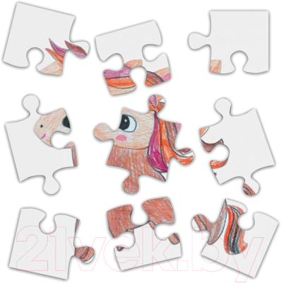 Изображение товара Набор белого картона Каляка-Маляка КБМКМС16 (16л)