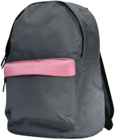 Школьный рюкзак Creativiki Street Basic / РЮК40КР-СР (серый/розовый) - 