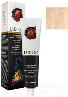 Крем-краска для волос Luxor Professional Стойкая 10.0 (100мл, платиновый блондин натуральный)