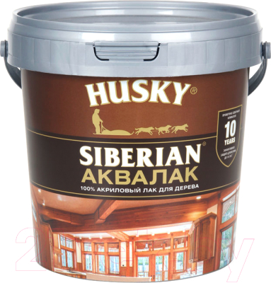 Лак Husky Siberian Аквалак водный (900мл, бесцветный)