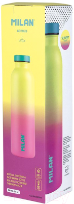 Бутылка для воды Milan Sunset Series / 643020SN (желтый/розовый)