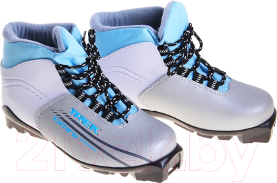 Ботинки для беговых лыж TREK Omni SNS (серебристый/голубой, р-р 44)