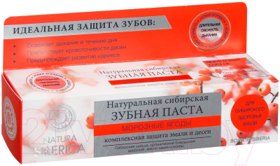 Зубная паста Natura Siberica Морозные ягоды (100г)
