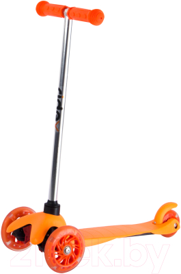 Самокат детский Ridex 3D Kinder 120/80мм (оранжевый)