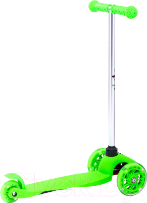 Самокат детский Ridex Zippy 3D 120/80мм (зеленый)