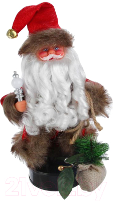 Фигура под елку Зимнее волшебство Дед Мороз с мешком подарков / 2363960