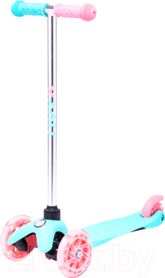 Самокат детский Ridex Zippy 3D 120/80мм (мятный)