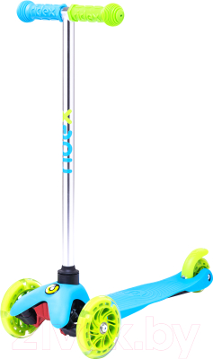 Самокат детский Ridex Zippy 3D 120/80мм (синий)