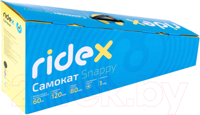 Самокат детский Ridex Snappy 3D (желтый/мятный)