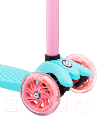Самокат детский Ridex Snappy 3D (мятный/розовый)