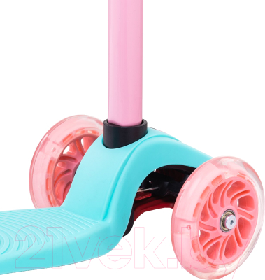 Самокат детский Ridex Snappy 3D (мятный/розовый)