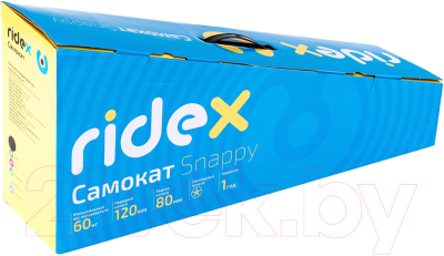 Самокат детский Ridex Snappy 3D (синий/зеленый)