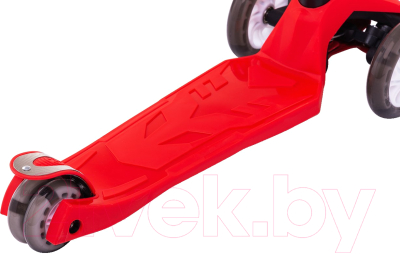 Самокат детский Ridex Smart 3D 120/80мм (красный)