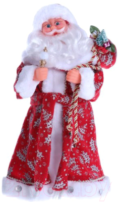 Фигура под елку Зимнее волшебство Дед Мороз в красной шубе с подарками / 3555409