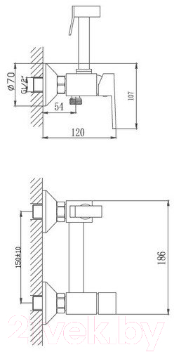 Смеситель Haiba HB5513-7