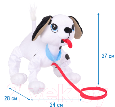 Интерактивная игрушка Собачка-Шагачка Далматин на поводке / 245284