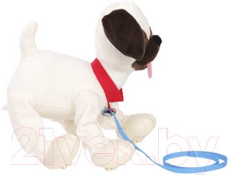 Интерактивная игрушка Собачка-Шагачка Мопс на поводке / 245291